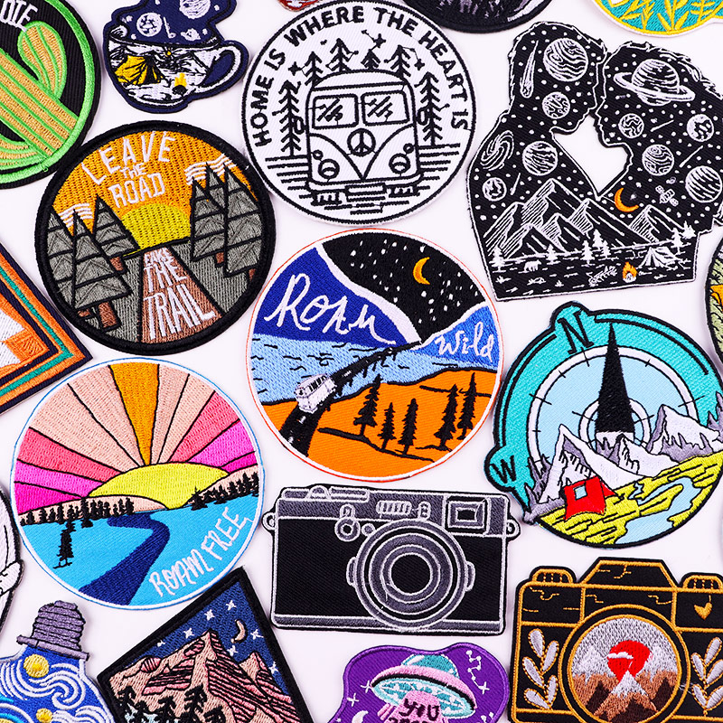 Outdoor Adventure And Travel Show - Iron On Patches DIY Outdoor Travel