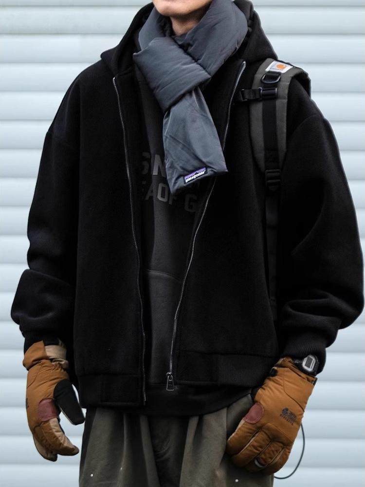Outdoor Adventure Recreation - Wool Blend Jacket Man Autumn Mens