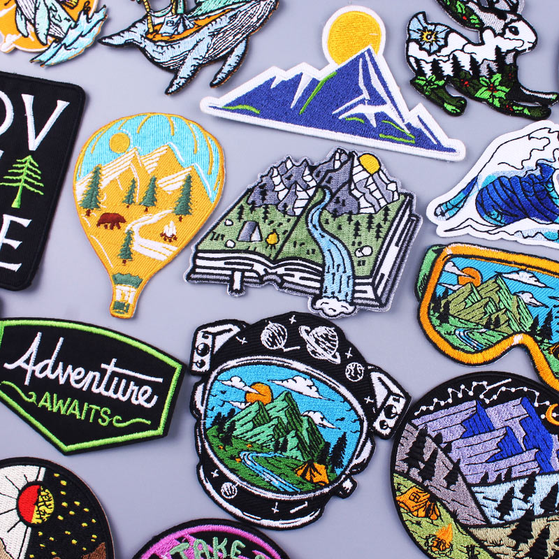 Outdoor Adventure And Travel Show - Nature Adventure Travel Patches For Clothing