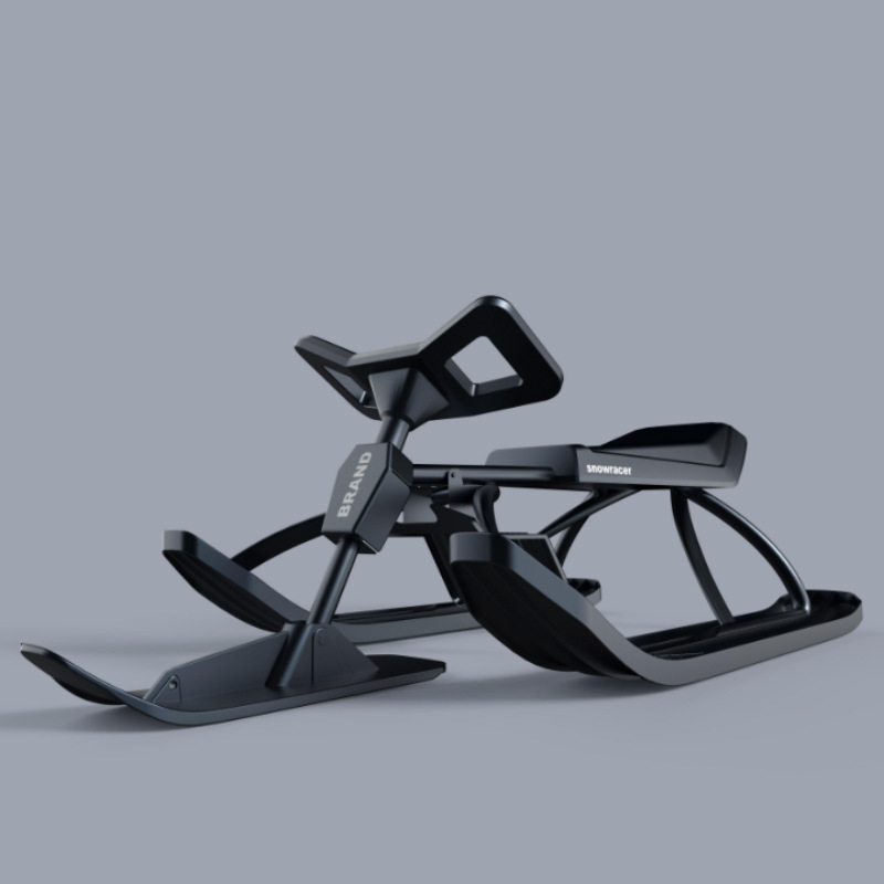 Outdoor Adventure Recreation - Ski Snowmobile, 120kg Load Capacity, Winter