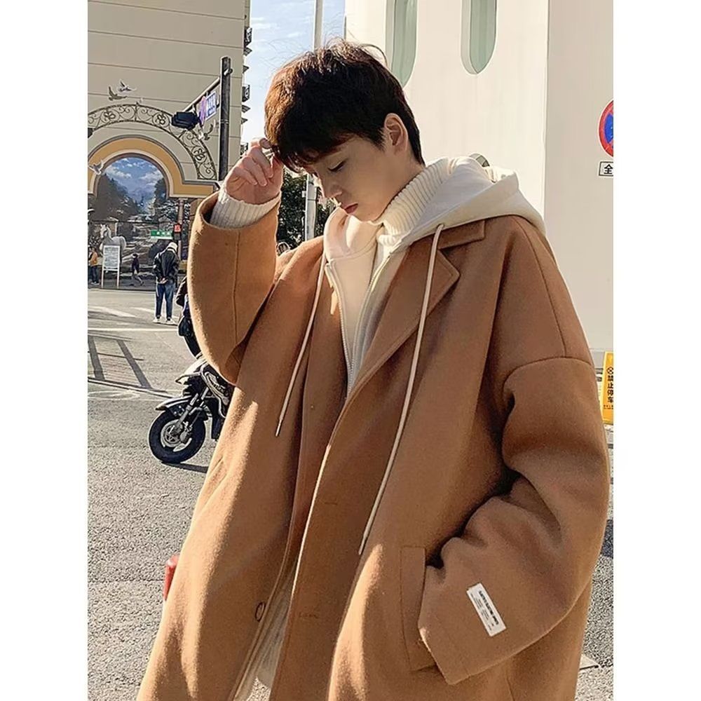 Wool Blend Coat Beige Mans Out - Outdoor Adventure Recreation 评论和价格
