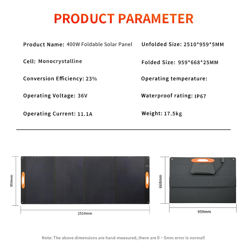 400W Portable Foldable Solar P - Outdoor Adventure Recreation 评论和价格